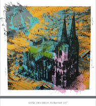 Größe 100 x 100cm, Blickwinkel: 135°