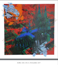 Größe 100 x 100cm, Blickwinkel: 224°